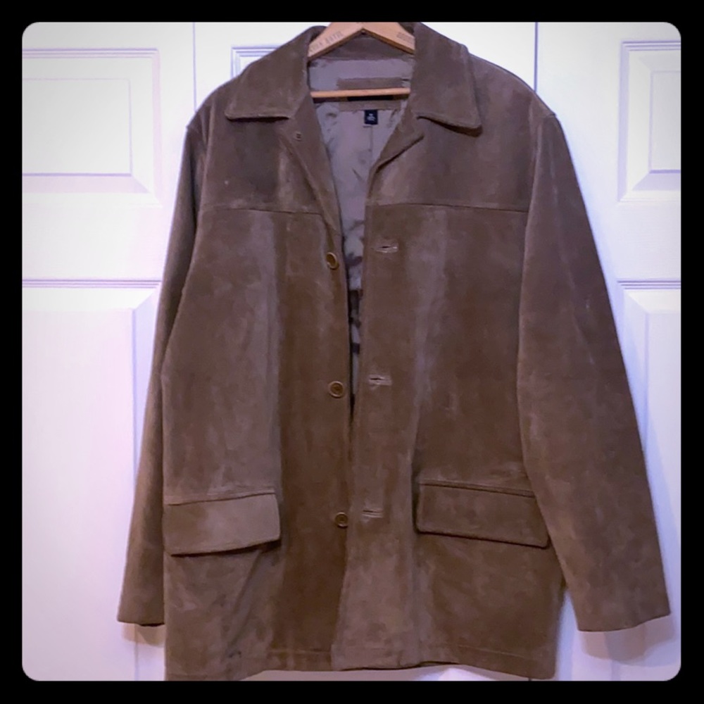 Men’s Banana Republic suede jacket